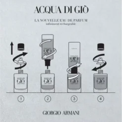 Armani Acqua Di Giò 25 Armani Acqua Di Giò -BENLUX Boutique acqua di gio recharge eau de parfum armani 150 ml 3